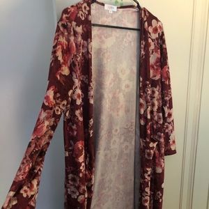 Brand new velvet Lularoe Sarah cardigan
